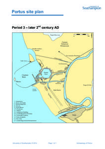 Portus site plan  Period 3 – later 2nd century AD N  Stagno Maccarese