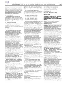 Federal Register / Vol. 78, No[removed]Monday, March 25, [removed]Rules and Regulations because it does not have a substantial direct effect on one or more Indian tribes, on the relationship between the Federal Government an