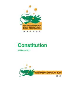 Constitution 30 March 2011 T A B L E  O F
