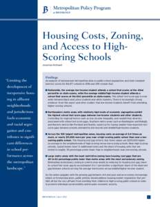 Alternative education / Real estate / Urban decay / Inclusionary zoning / Residential segregation / Exclusionary zoning / Achievement gap in the United States / Charter school / SAT / Education / Affordable housing / Zoning