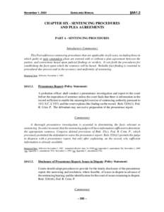 Plea bargain / United States Federal Sentencing Guidelines / Probation officer / Acceptance of responsibility / Nolo contendere / Plea / Sentence / Citation signal / Rita v. United States / Law / Parole / Presentence investigation report