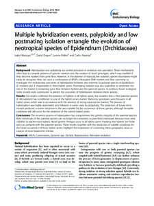 Population genetics / Speciation / Evolutionary biology / Ecology / Breeding / Hybrid zone / Hybrid / Reproductive isolation / Allopatric speciation / Biology / Philosophy of biology / Genetics