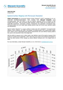 Photometer / Electromagnetic radiation / Optics / Chemistry / Spectroscopy / CRAIC Technologies / S2M