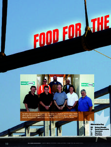 Top left to right are Local 787 Journeymen Tom Bailey, Ivan Belbeck and John Gidge. Bottom left to right are Local 787 BM Andrew Tarr, CIMCO Manager Shannon Macor, CIMCO Project Director Harold Cooper, CIMCO Construction