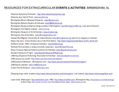 Microsoft Word - BHM activities and calendar of events.doc