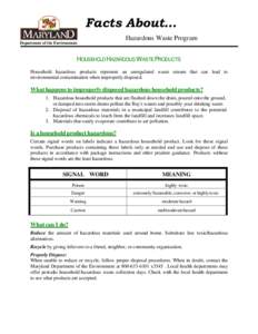Microsoft Word - Hazardous Household Products fs.DOC