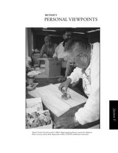 SECTION V  PERSONAL VIEWPOINTS ection V