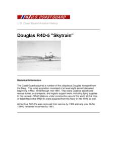 U.S. Coast Guard Aviation History  Douglas R4D-5 