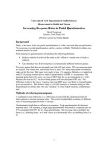 Research / Scientific method / Evaluation methods / Design of experiments / Quality of life / Questionnaire / Randomized controlled trial / Science / Clinical research / Research methods