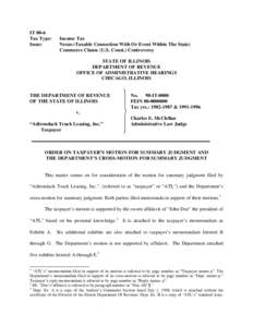 Judgment / Summary / John Doe / Affidavit / Law / Motion / Legal documents