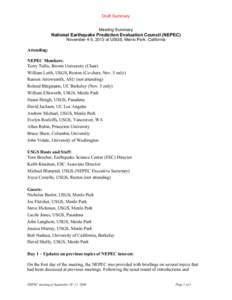 Earthquakes / Structural geology / Earthquake prediction / Prediction / San Andreas Fault / Seismic hazard / Parkfield /  California / Earthquake / United States Geological Survey / Geography of California / Geology / Seismology