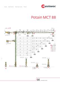 Potain MCT 88 2,47 m + 53,1 m 10 m 1