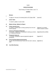 20081027ExecutiveBoardAgendaMinutes