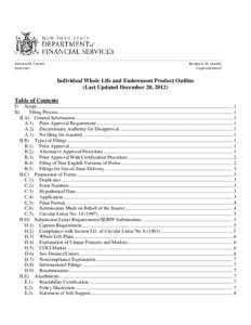 Financial institutions / Institutional investors / Life insurance / Variable universal life insurance / Universal life insurance / SEC filings / Insurance / Financial economics / Investment