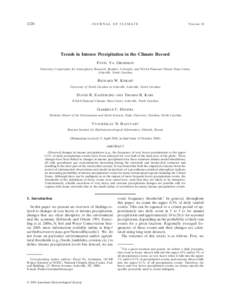 1326  JOURNAL OF CLIMATE VOLUME 18