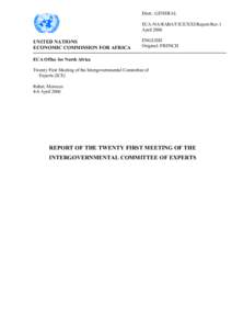 Political geography / United Nations Economic Commission for Africa / Morocco / Abdoulie Janneh / Regional integration / Emmanuel Nnadozie / International relations / United Nations / Addis Ababa