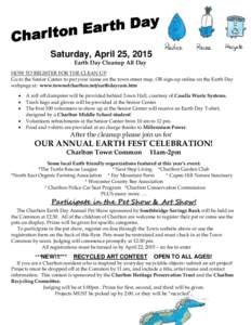 Microsoft Word - Charlton Earth Day flyer 2015.doc