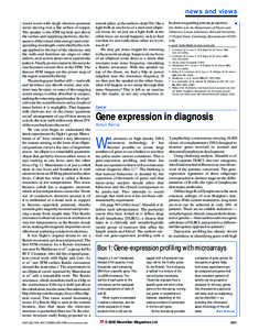 Gene expression / Lymphoma / Quantum mirage / Gene expression profiling / Diffuse large B-cell lymphoma / Ridge / Carcinogenesis / Gene expression profiling in cancer / Biology / Medicine / Oncology