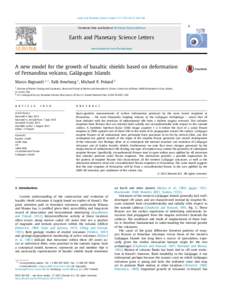 A new model for the growth of basaltic shields based on deformation of Fernandina volcano, Galápagos Islands