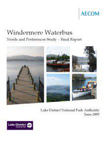 Windermere Waterbus Needs and Preferences Study – Final Report