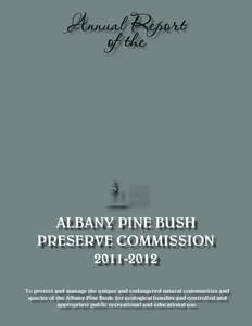 Capital District /  New York / Geography of New York / Albany /  New York / Albany County /  New York / Capital District / Albany /  Georgia / George W. Bush / New York State Department of Environmental Conservation / New York / Geography of the United States / Albany Pine Bush