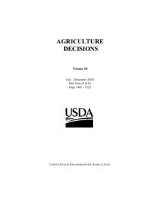 Packers and Stockyards Act / Bankruptcy in the United States / Perishable Agricultural Commodities Act / Appeal / Law / Lawsuits / Food law