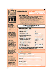 Household Form  Census Form Number