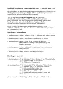 Besoldungs-­‐Einreihung	
  der	
  Festungswachtkp	
  (FW	
  Kp)	
  1	
  –	
  19	
  per	
  01.	
  Januar	
  1973	
   	
   Im	
  Einvernehmen	
  mit	
  dem	
  Eidgenössischen	
  Militärdepartement	