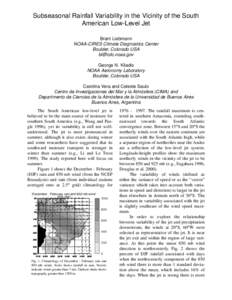 Climatology / Low-pressure area / Wind / Rain / South Atlantic Convergence Zone / Atmospheric sciences / Meteorology / Atmospheric dynamics