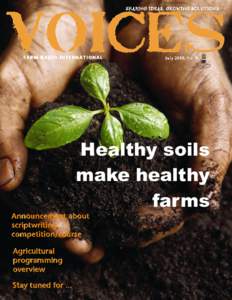 Healthy soils make healthy farms 2 VOICES