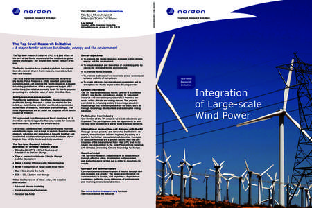 Aerodynamics / Low-carbon economy / Energy policy / Wind farm / Risø DTU National Laboratory for Sustainable Energy / Offshore wind power / Renewable energy / Sustainable energy / Energy development / Technology / Wind power / Energy