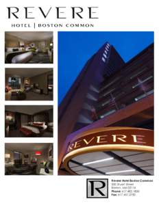 Revere Hotel Boston Common Info