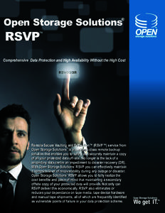 ®  Open Storage Solutions TM  RSVP