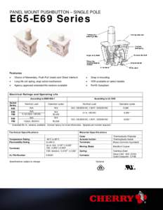 Microsoft Word - Panel Mount SP[removed]doc