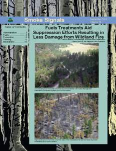 Smoke Signals Table of Contents Administration[removed] Fuels..............................6 Prevention....................9 Training.......................13