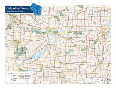 Columbia County Bicycle Map - WisDOT