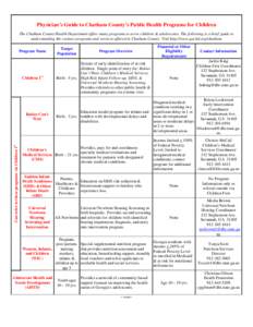 Federal assistance in the United States / Medical specialties / Healthcare in the United States / PeachCare / Early childhood intervention / Screening / Immunization registry / Preventive medicine / Medicaid / Medicine / Health / Medical terms