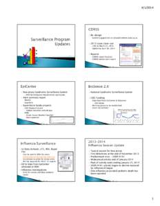 Microsoft PowerPoint - Surveillance Updates.pptx