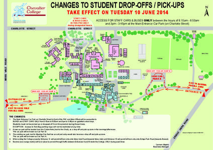 CHEV DROP-OFF_PICK-UP TRAFFIC FLOW SITE MAP