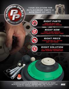 Your solution for Replacement Parts & Kits that fit ARO ®  Right Parts