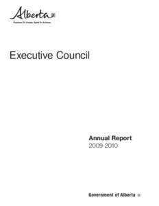 Executive Council  Annual Report  Executive Council