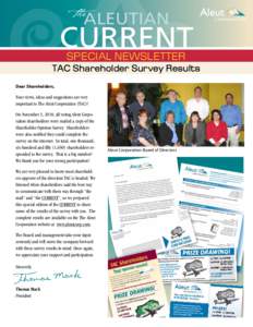 the  ALEUTIAN CURRENT SPECIAL NEWSLETTER