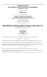 Business law / Types of business entity / Financial statements / Finance / Brookfield Asset Management / S&P/TSX 60 Index / Accumulated other comprehensive income / Brookfield Infrastructure Partners / Comprehensive income / Business / Accountancy / Partnerships