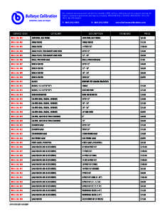 Our standards and measurments are directly traceable to NIST, with our calibration and test programs meeting the highest standards of government and industry, including: ANSI/ASME N 45.2, ISO 9002, ANSI/ISO/IEC 17025, IS