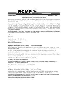Royal Canadian Mounted Police / Strathcona / Edmonton / Alberta Highway 21 / Government / Politics of Canada / Sherwood Park / Gendarmerie / Public Safety Canada