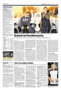 Sport.  | Freitag, 2. Januar 2015 | Seite 29 Ausland-Fussball England