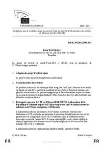 [removed]PARLEMENT EUROPÉEN Délégation pour les relations avec les pays de l’Asie du Sud-Est et l’Association des nations de l’Asie du Sud-Est (ANASE)