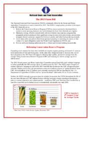 Environment / Conservation Reserve Program / Farm programs / United States farm bill / Maize / Base acreage / Food vs. fuel / United States Department of Agriculture / Agriculture / Food and drink