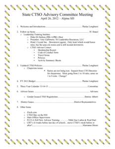 Microsoft Word - Advisory Mtg-Agenda April[removed]docx