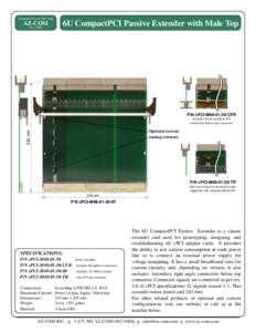 Keep the Power ON! with  AZ-COM Est[removed]6U CompactPCI Passive Extender with Male Top